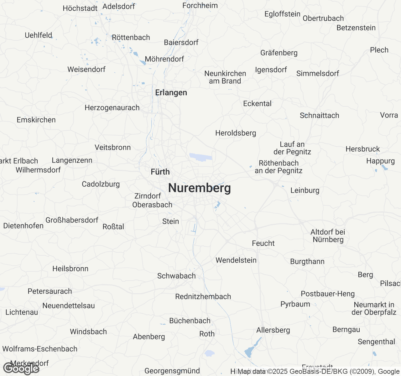 Map of Nuremberg