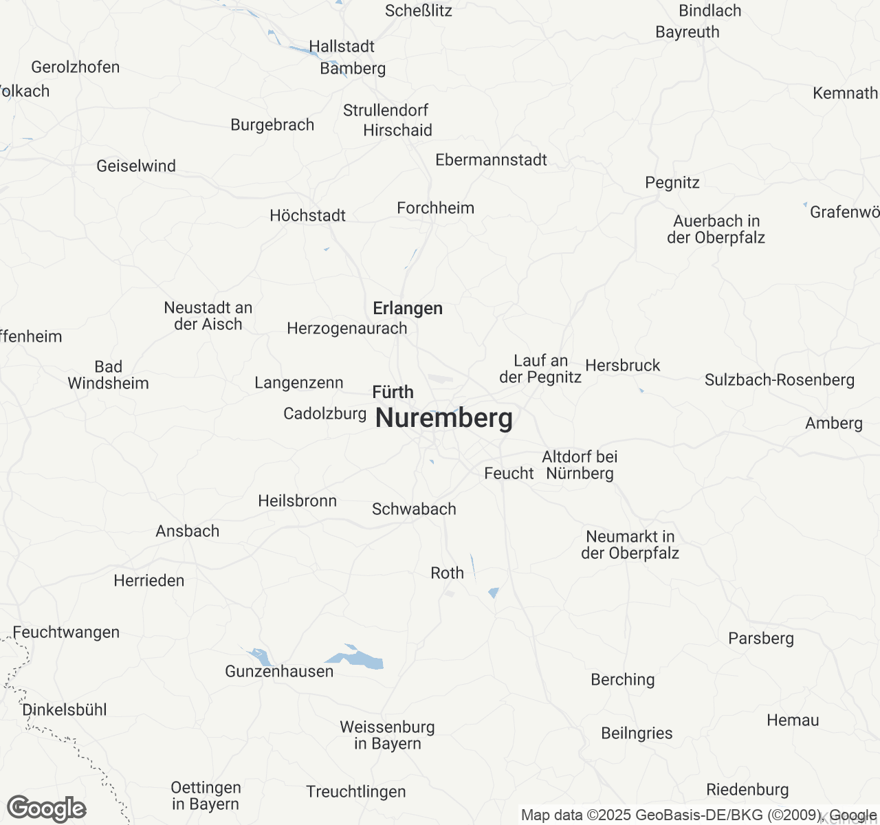 Map of Nuremberg
